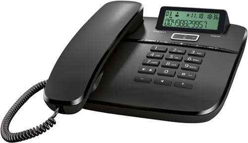 Tel�fono sobremesa b�sico Gigaset DA611 (negro)