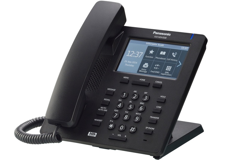 Tel�fono Operadora SIP Panasonic KX-HDV330 (negro)