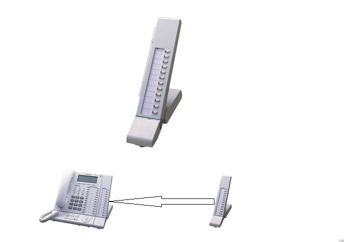 Additional Keypad for Panasonic Proprietory phones KX-T7603 (Ref