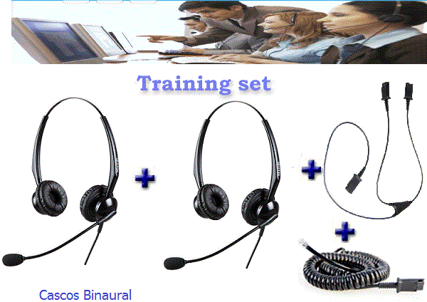 Kit Auriculares Training para Supervision MRD-308QDTB (Binaural)